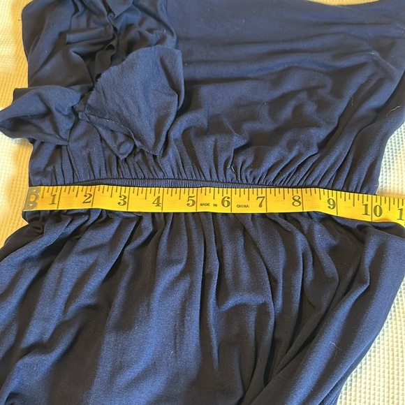 Gilli One Shoulder Navy Blue Maxi Dress Size Small - Picture 9 of 10
